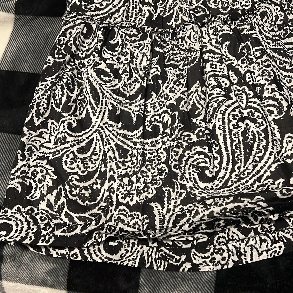 American Eagle Outfitters Black & White Strapless Dress size 0 - Picture 9 of 14